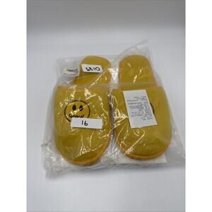 Drew House Mascot Slippers “Golden Yellow” - Size S/M justin bieber